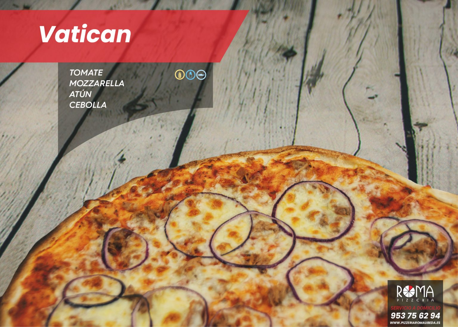 Pizza Vatican Úbeda Comercial. Portal de Venta Online de todos los comercios de Úbeda