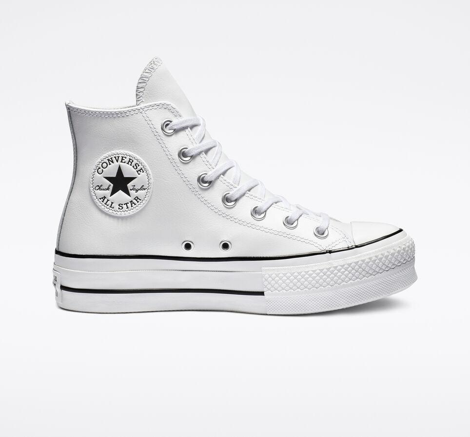 Converse All Star Platform Leather Blanco - Úbeda Comercial. Portal Venta Online todos los comercios Úbeda