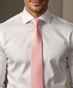 Corbata rosa palo 10